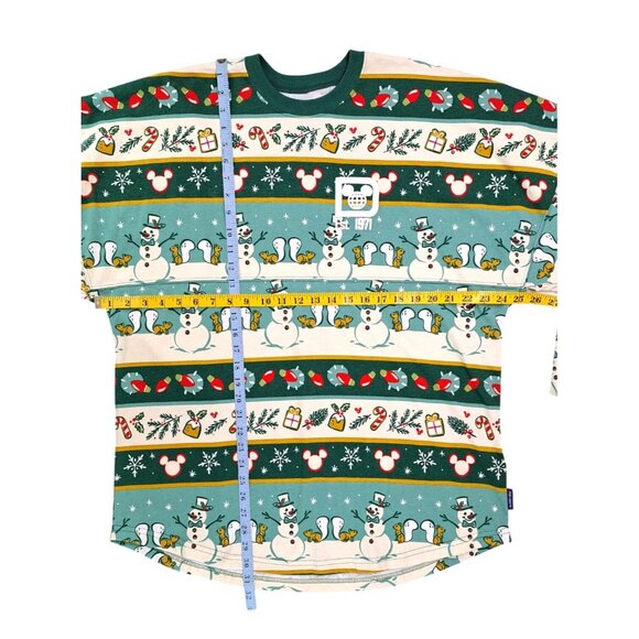Walt Disney World Mickey Snowman Christmas Spirit Jersey Size Large New No Tags - Picture 12 of 16